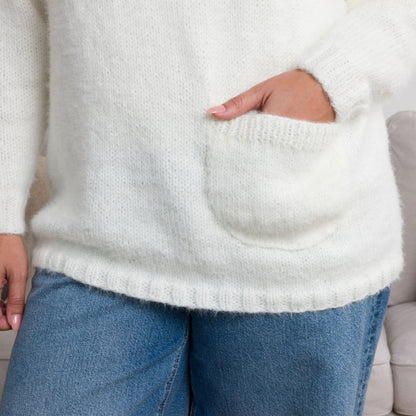 Caron Dreamy Knit Pullover Dreamy Knit Pullover made using Caron yarn