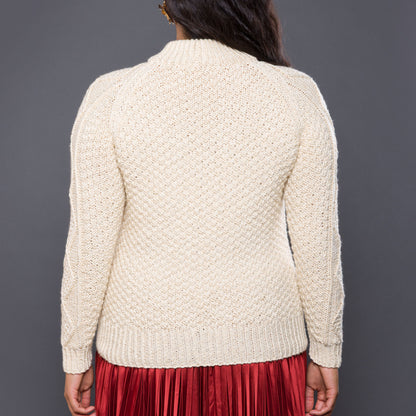 Caron Country Cables Knit Pullover Country Cables Knit Pullover made using Caron yarn