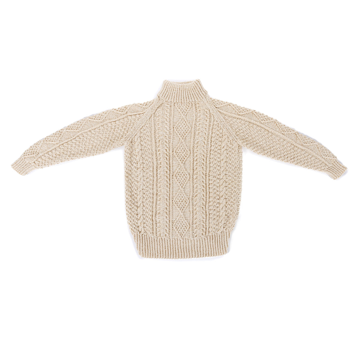 Country Cables Knit Pullover made using Caron yarn
