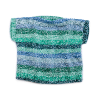 Caron Fuzzy Lines Knit Boxy Vest Caron Fuzzy Lines Knit Boxy Vest
