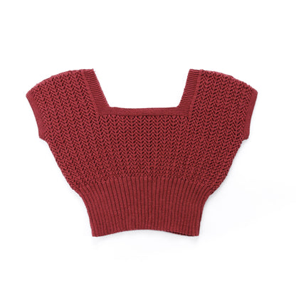 Caron Layering Lace Knit Top Layering Lace Knit Top made using Caron yarn