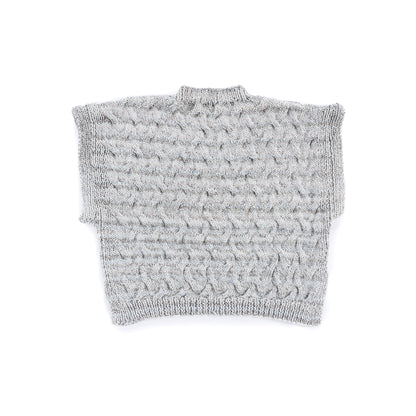Caron Shadow Cables Knit V-Neck Vest Shadow Cables Knit V-Neck Vest made using Caron yarn