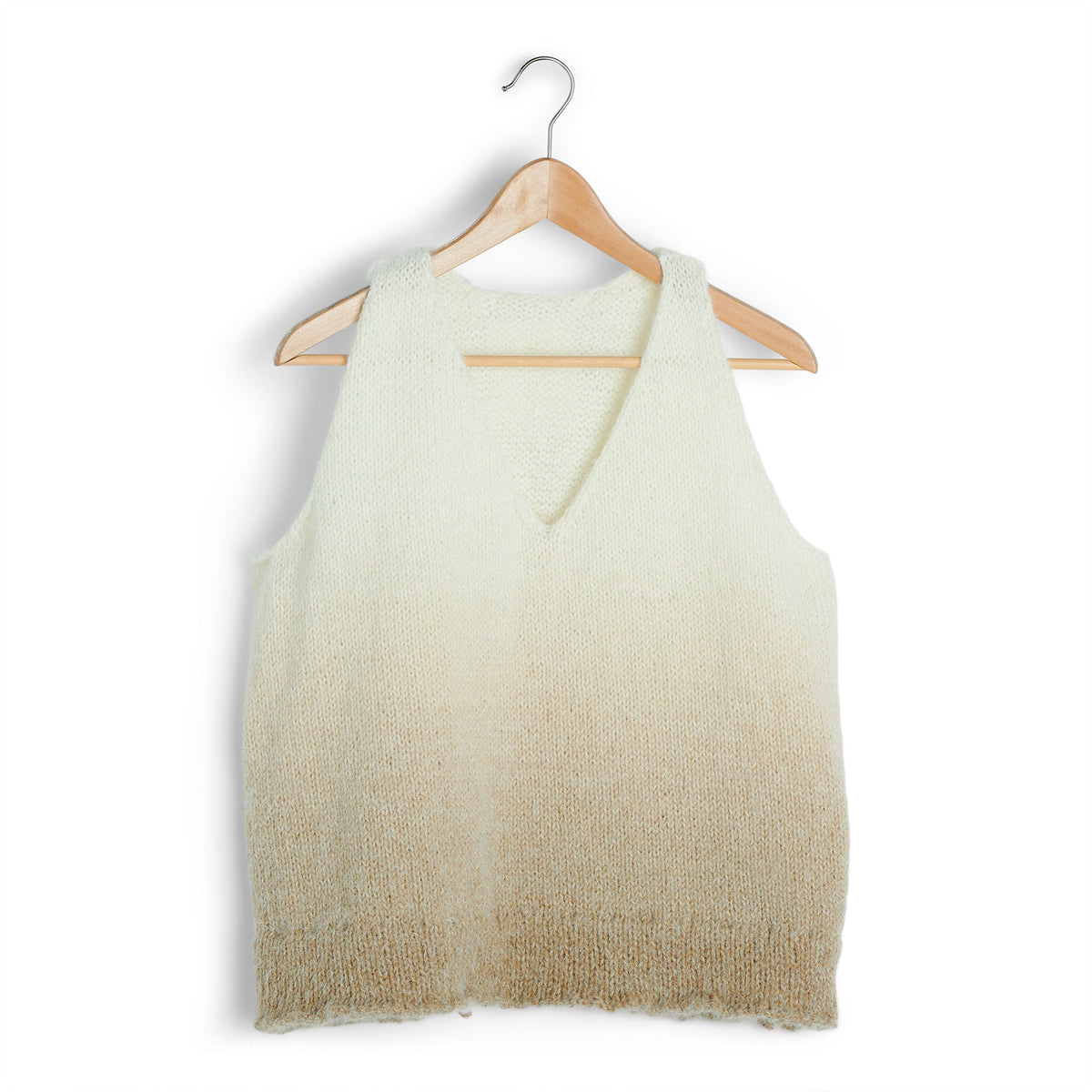 Knit Tank made in Caron Colorama Halo Perfect Phasing Yarn