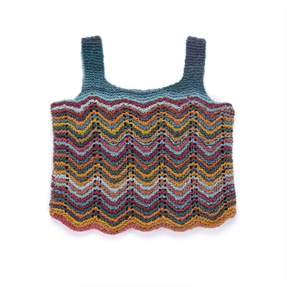 Caron Knit Chevron Tank Knit Chevron Tank made using Caron yarn