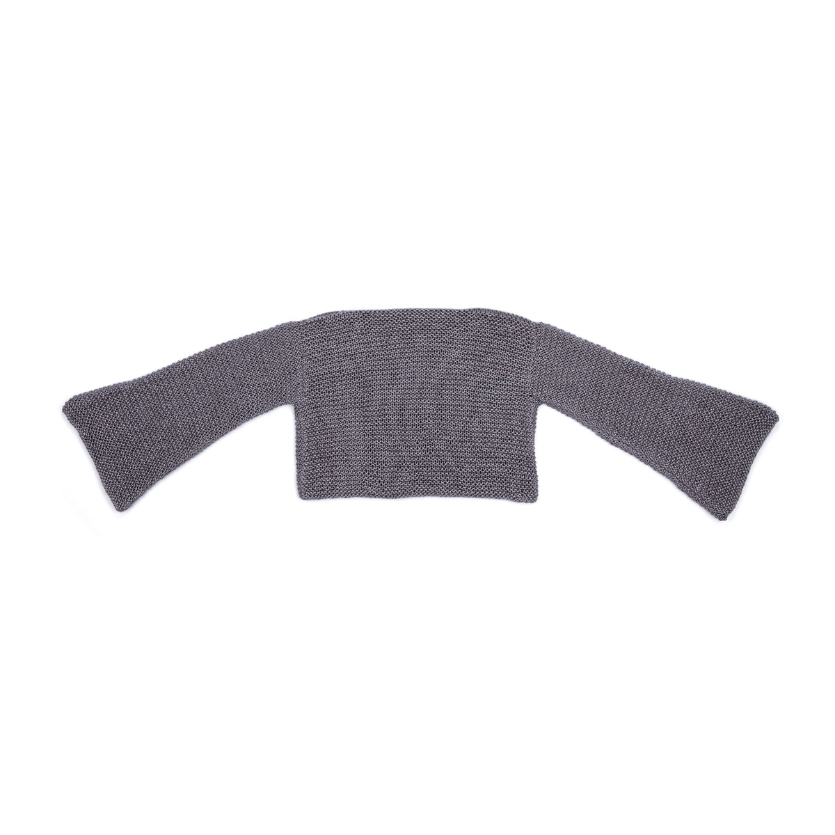 Knit Draped Chainmail Top made using Caron yarn