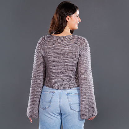 Caron Knit Draped Chainmail Top Knit Draped Chainmail Top made using Caron yarn