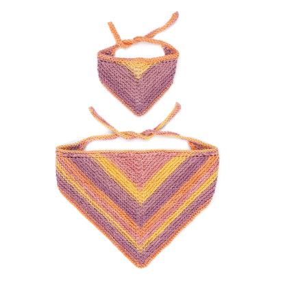 Caron Knit Cutie Kerchief Knit Cutie Kerchief made using Caron yarn