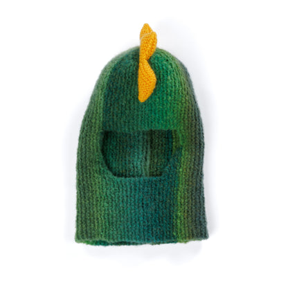 Caron Knit Dino Helmet Knit Dino Helmet made using Caron yarn