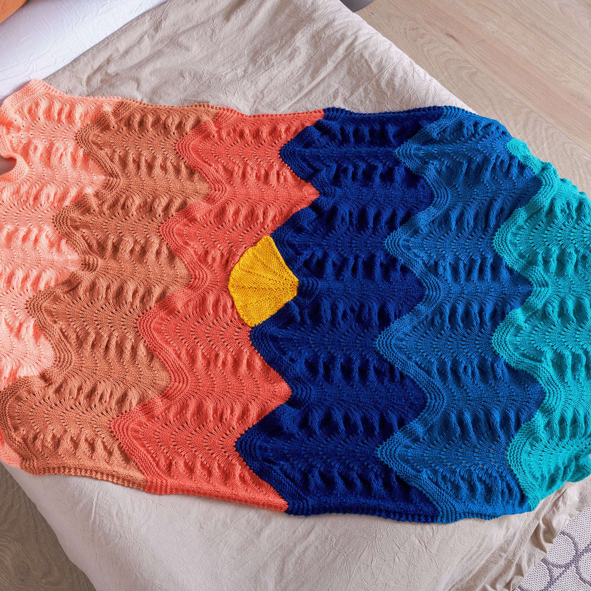 Knit  made in Caron One Pound  yarn