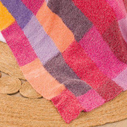 Caron Knit Straight Strip Blanket Knit Straight Strip Blanket made using Caron yarn