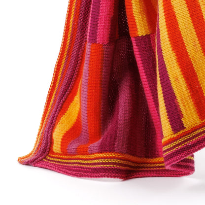 Caron Flowing With It Knit Blanket Flowing With It Knit Blanket made using Caron yarn