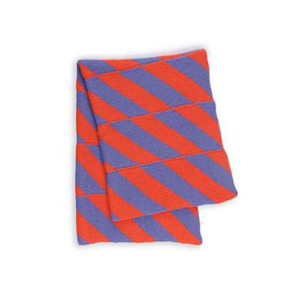 Caron Electric Feel Knit Blanket Electric Feel Knit Blanket made using Caron yarn