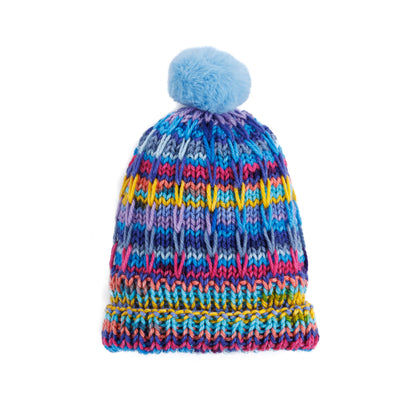 Caron Ridged Stripes Knit Hat Ridged Stripes Knit Hat made using Caron yarn
