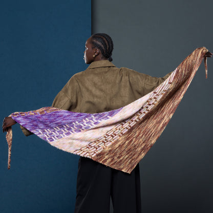 Caron Radiant Rise Knit Shawl Caron Radiant Rise Knit Shawl