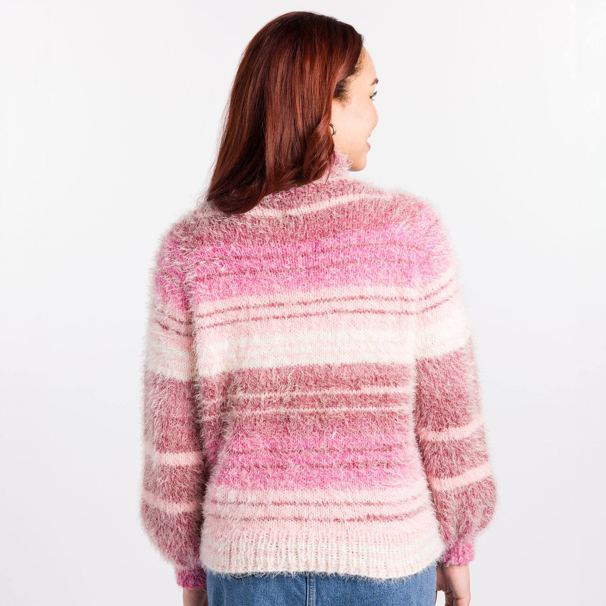 Simple Knit Pullover made using Caron yarn
