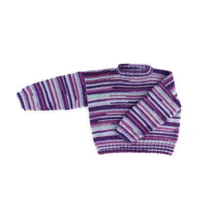 Caron Beginner's Luck Knit Sweater Beginner'S Luck Knit Sweater made using Caron yarn