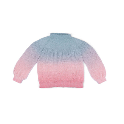 Caron Pastel Bubble Knit Pullover Pastel Bubble Knit Pullover made using Caron yarn