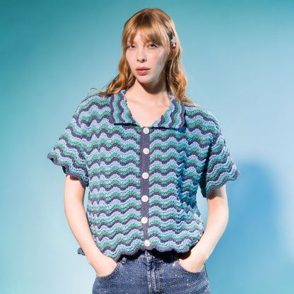 Caron Button Collared Knit Shirt All variants