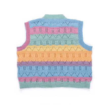 Caron Lacy Knit Vest Lacy Knit Vest made using Caron yarn