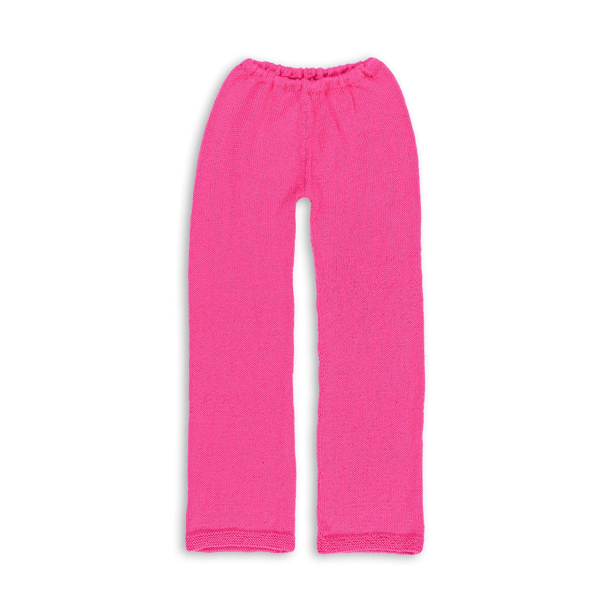Lounge Around Knit Pants made using Caron yarn