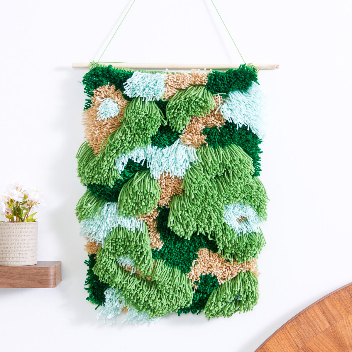 Craft Hanging made in Caron One Pound Yarn