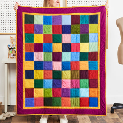 Coats & Clark Solid Squares Quilt Sewing Basic Square made in Coats & Clark Thread