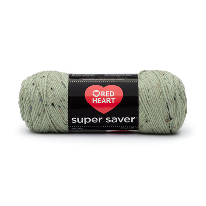 Red Heart Super Saver Yarn - Discontinued Shades Frosty Green Fleck