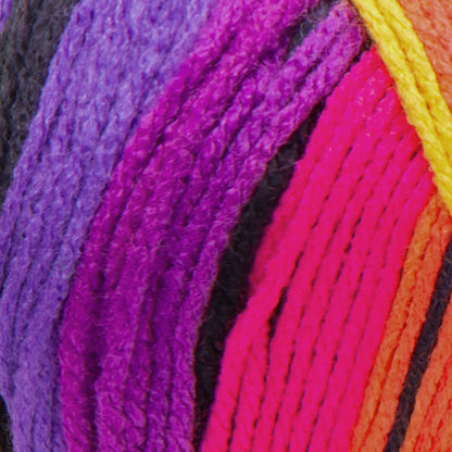 Red Heart Super Saver Yarn Bright Stripe