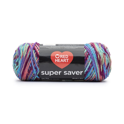 Red Heart Super Saver Yarn - Discontinued Shades Starburst Print