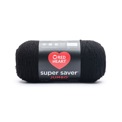 Red Heart Super Saver Jumbo Yarn Black