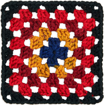 Red Heart All In One Granny Square Yarn (250g/8.8oz) Black - Moody Cherry