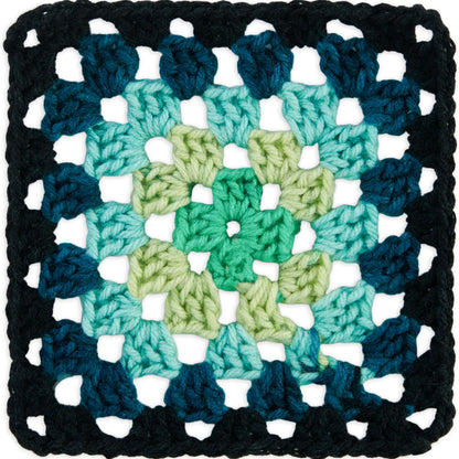Red Heart All In One Granny Square Yarn (250g/8.8oz) Black - Cyber Leaf