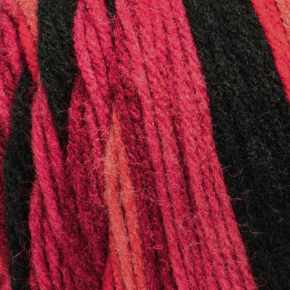 Red Heart All In One Granny Square Yarn (250g/8.8oz) Black - Ruby Red
