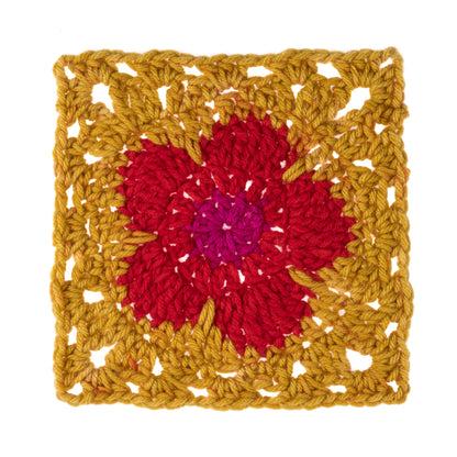 Red Heart All In One Flower Power Yarn (250g/8.8oz) Poppy Star