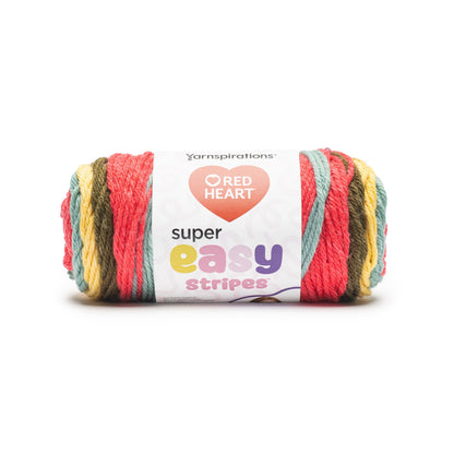 Red Heart Super Easy Stripes Yarn (198g/7oz) Garden Party