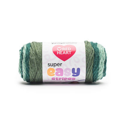 Red Heart Super Easy Stripes Yarn (198g/7oz) Shady Grove