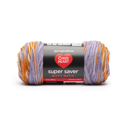 Red Heart Super Saver Bitty Batik Yarn (200g/7oz) Lilac Glow