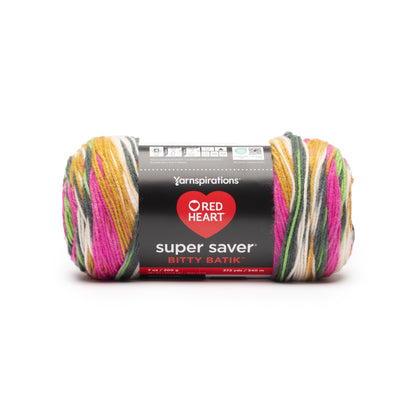 Red Heart Super Saver Bitty Batik Yarn (200g/7oz) Garden
