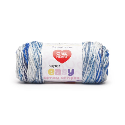 Red Heart Super Easy Spray Stripes Yarn (180g/6.3oz) Rainfall