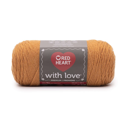 Red Heart With Love Yarn - Clearance Shades Tangerine