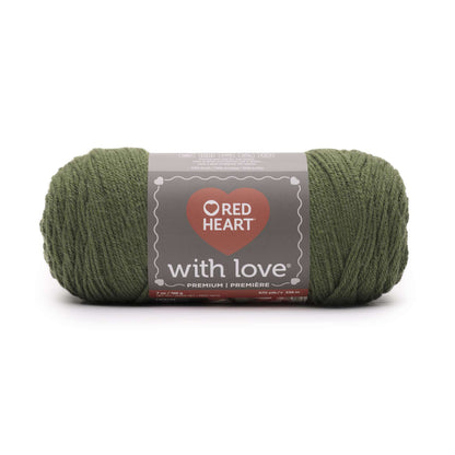 Red Heart With Love Yarn - Clearance Shades Spinach