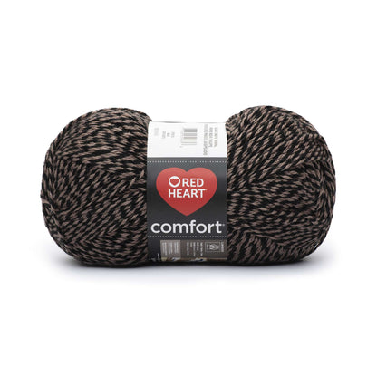 Red Heart Comfort Yarn - Discontinued Shades Black/Taupe Marl