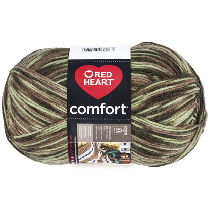 Red Heart Comfort Yarn - Discontinued Shades Light Camo Print