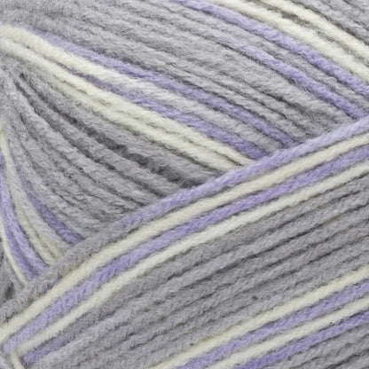 Red Heart Comfort Yarn - Discontinued Shades Gray/Lavender Print