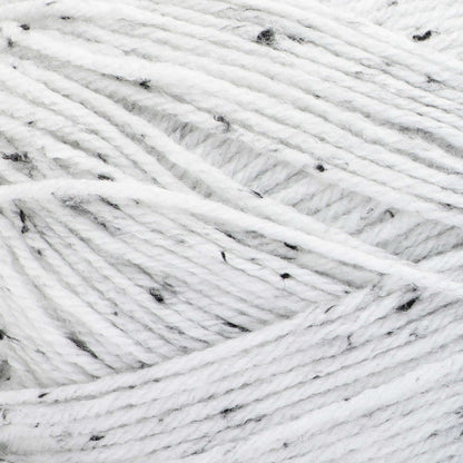 Red Heart Comfort Yarn - Discontinued Shades White/Black Fleck