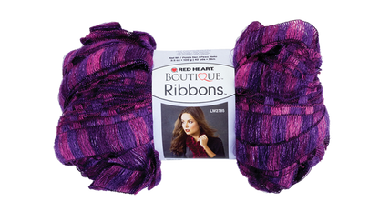 Red Heart Boutique Ribbons Yarn - Discontinued  Shades Red Heart Boutique Ribbons Yarn - Discontinued  Shades