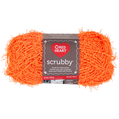 Red Heart Scrubby Yarn Orange