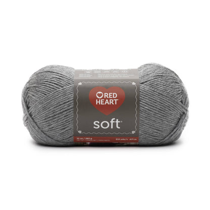 Red Heart Soft Yarn (283g/10oz) - Clearance Shades Gray Heather
