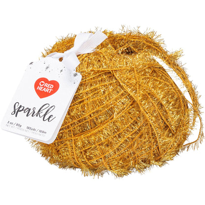 Red Heart Sparkle Yarn - Discontinued Shades Gold