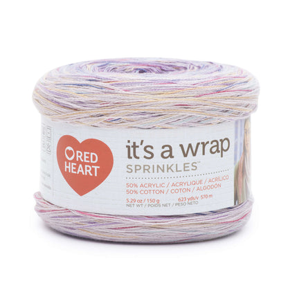 Red Heart It's a Wrap Sprinkles Yarn (150g/5.3oz) - Discontinued Shades Red Heart It's a Wrap Sprinkles Yarn (150g/5.3oz) - Discontinued Shades